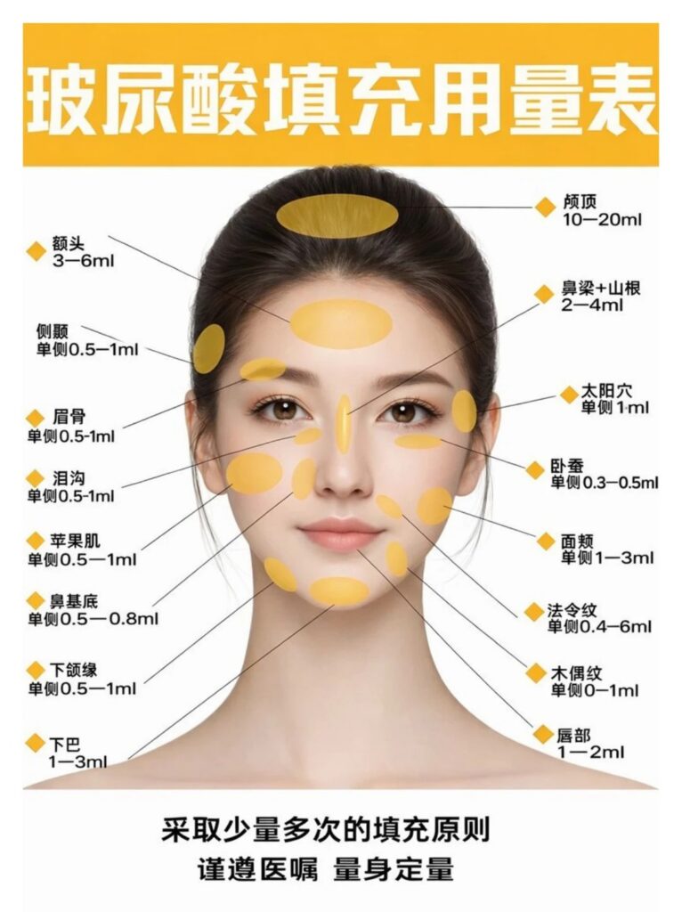 西安画美面部填充：玻尿酸 + 自体脂肪填充技术